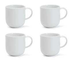 Habitat Riko Set Of 4 Mugs - White