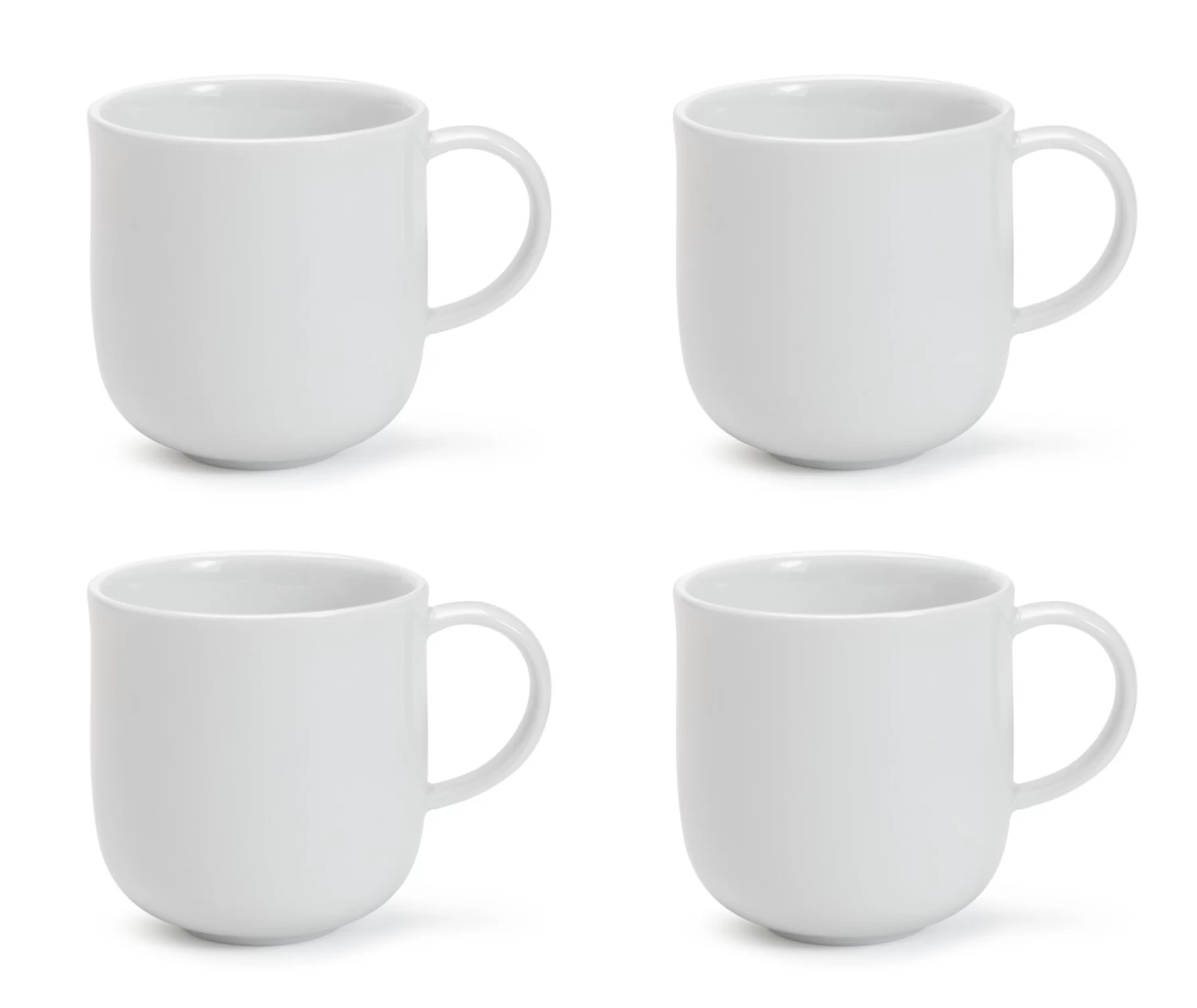 Habitat Riko Set Of 4 Mugs - White