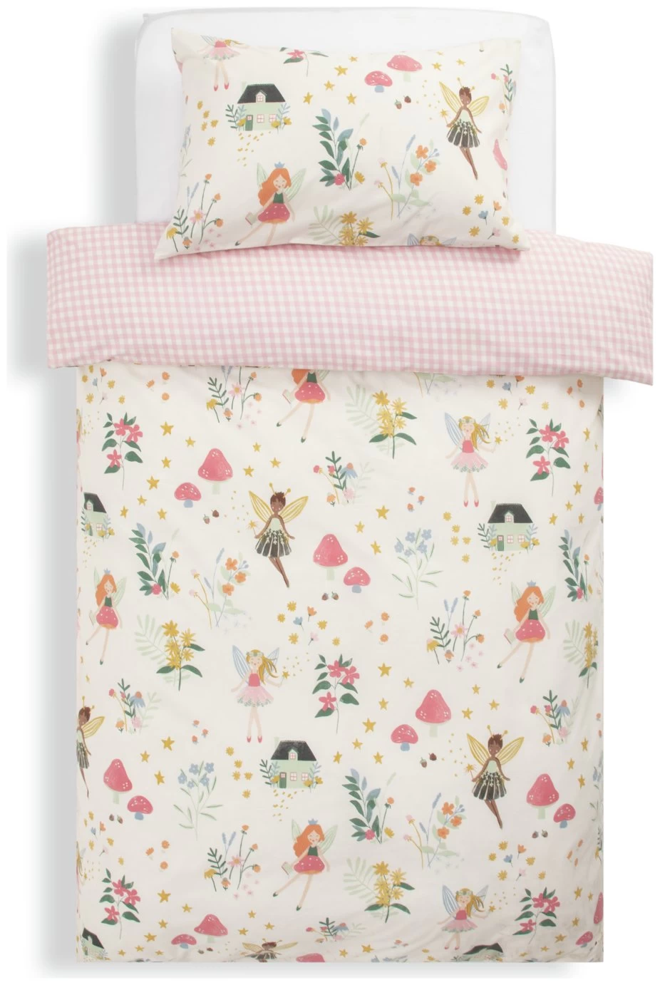 Habitat Glowing Fairies Pink Kids Bedding Set - Toddler - Image 3