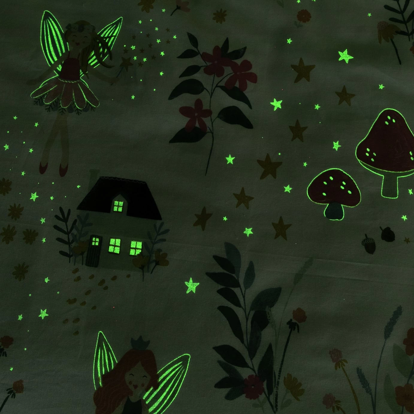 Habitat Glowing Fairies Pink Kids Bedding Set - Toddler - Image 6