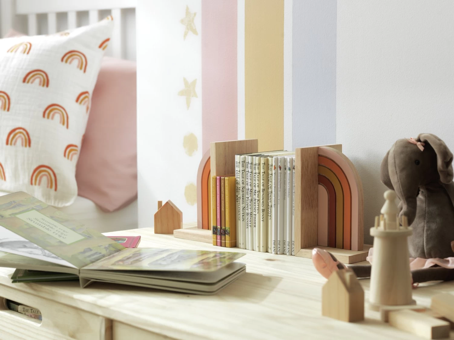 Habitat Kids Rainbow Bookends - Multicoloured - Image 2