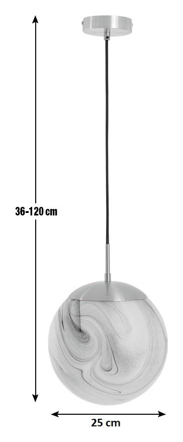 Habitat Tires Alabaster Ceiling Pendant Light -Brushed Brass - Image 6