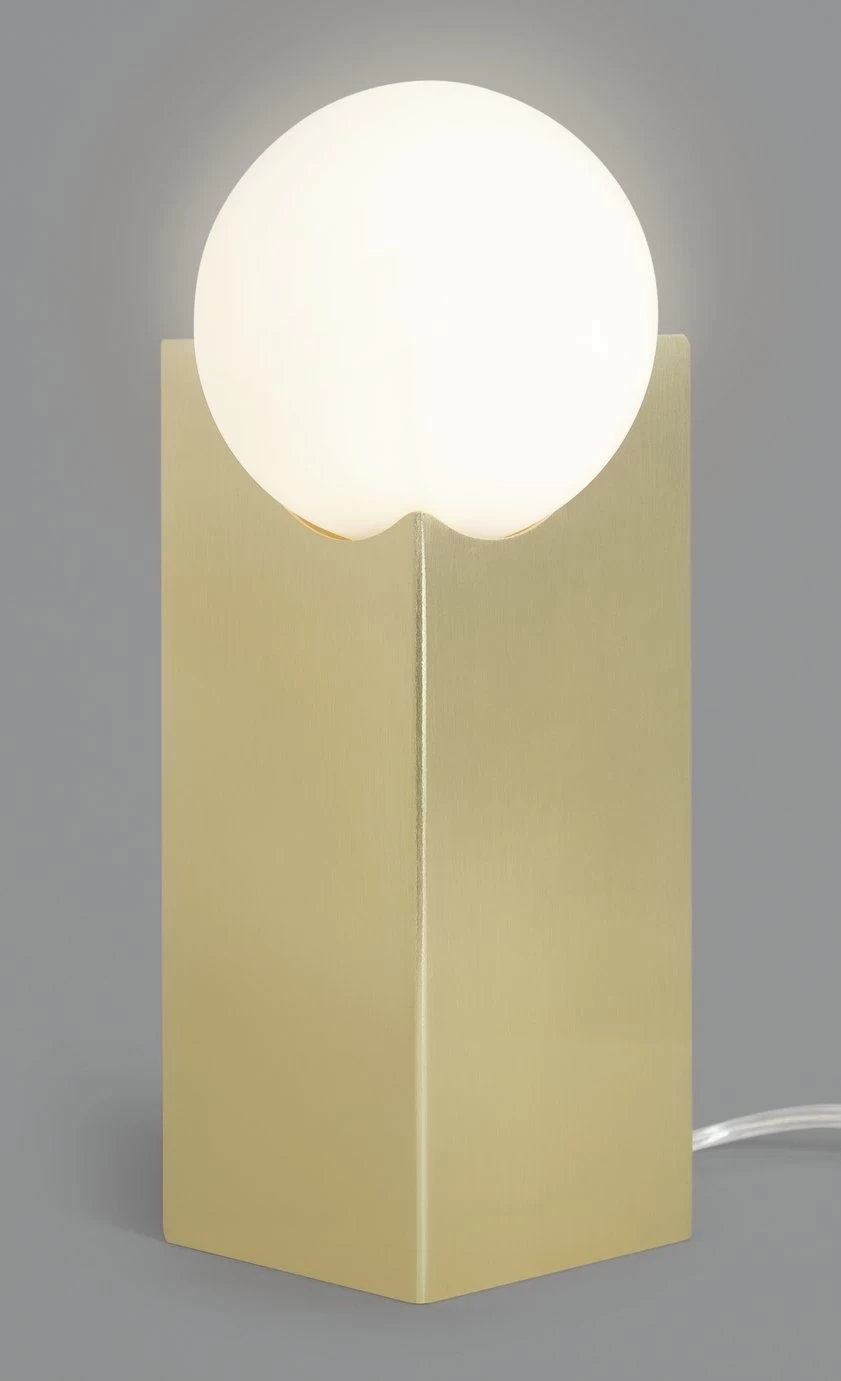 Habitat Yuri Afterglow Table Lamp - Gold & Glass - Image 4
