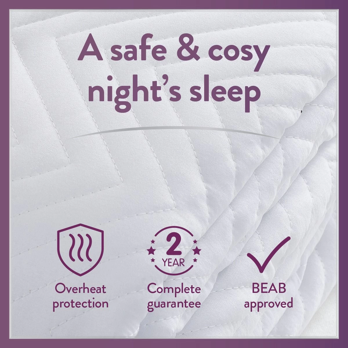 Slumberdown Comfy Cosy Nights Electric Blanket - Double - Image 10