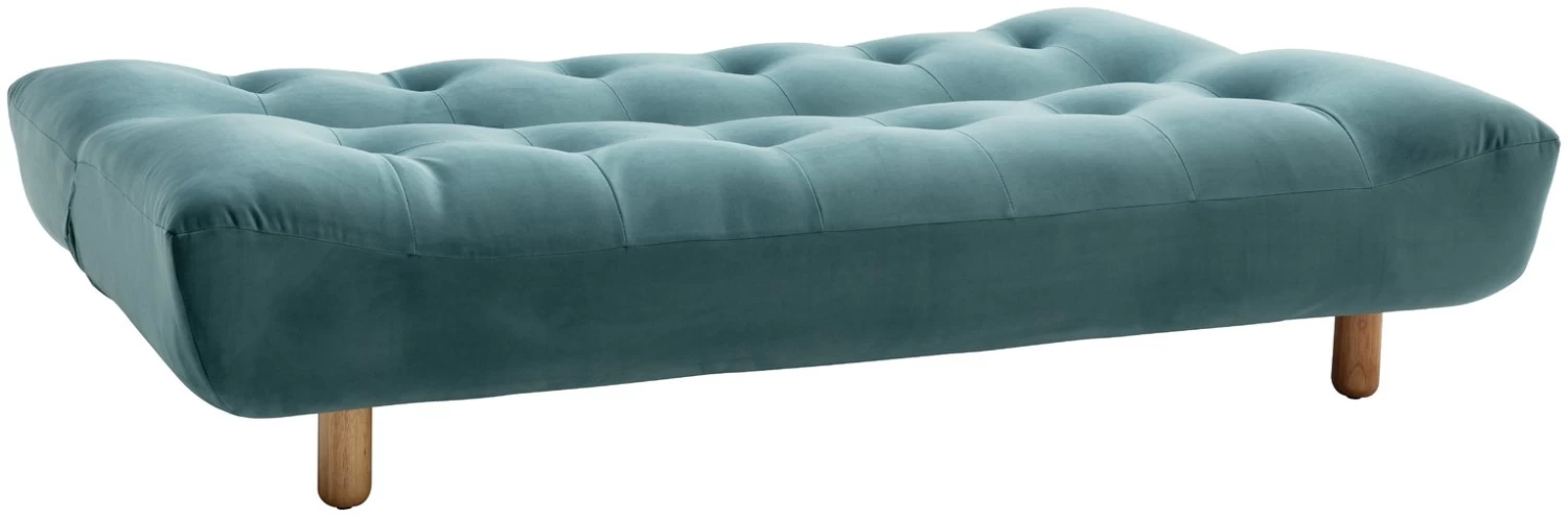 Habitat Kota 3 Seater Velvet Clic Clac Sofa Bed - Teal - Image 4