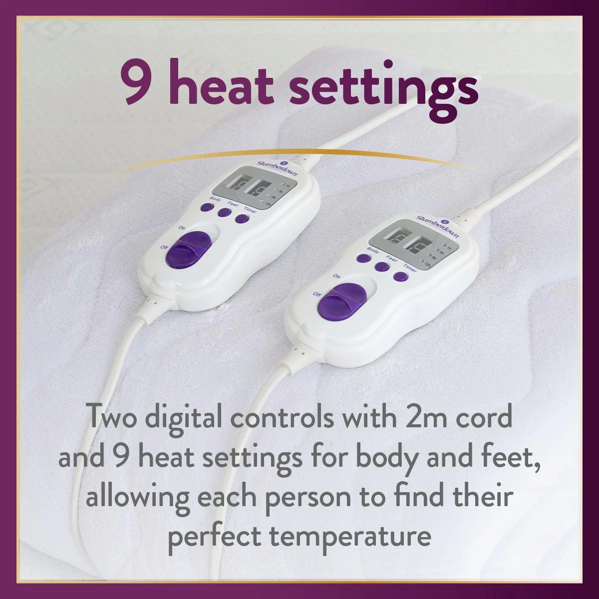 Slumberdown Perfeclty Warm Luxury Electric Blanket-Superking - Image 3