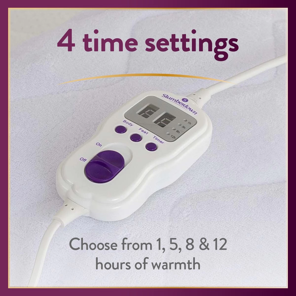 Slumberdown Perfeclty Warm Luxury Electric Blanket-Superking - Image 6