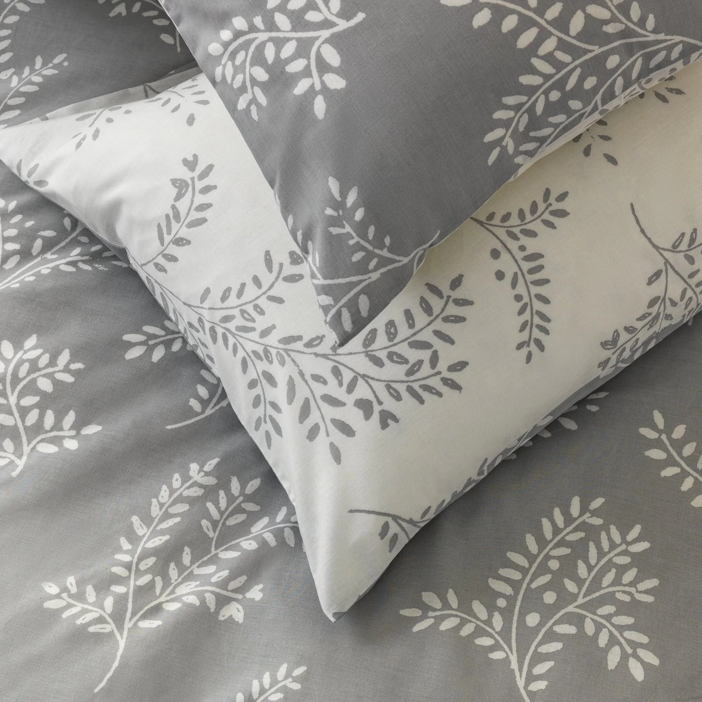 Habitat Floral Trail Grey Bedding Set - Single - Image 4
