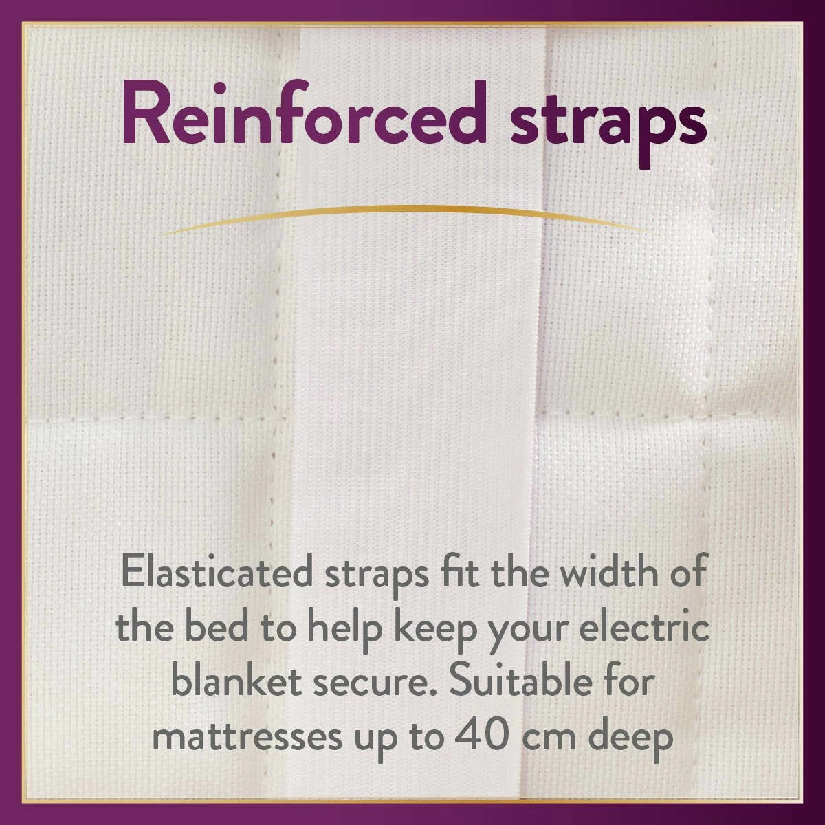 Slumberdown Perfectly Warm Luxury Electric Blanket-King Dual - Image 8