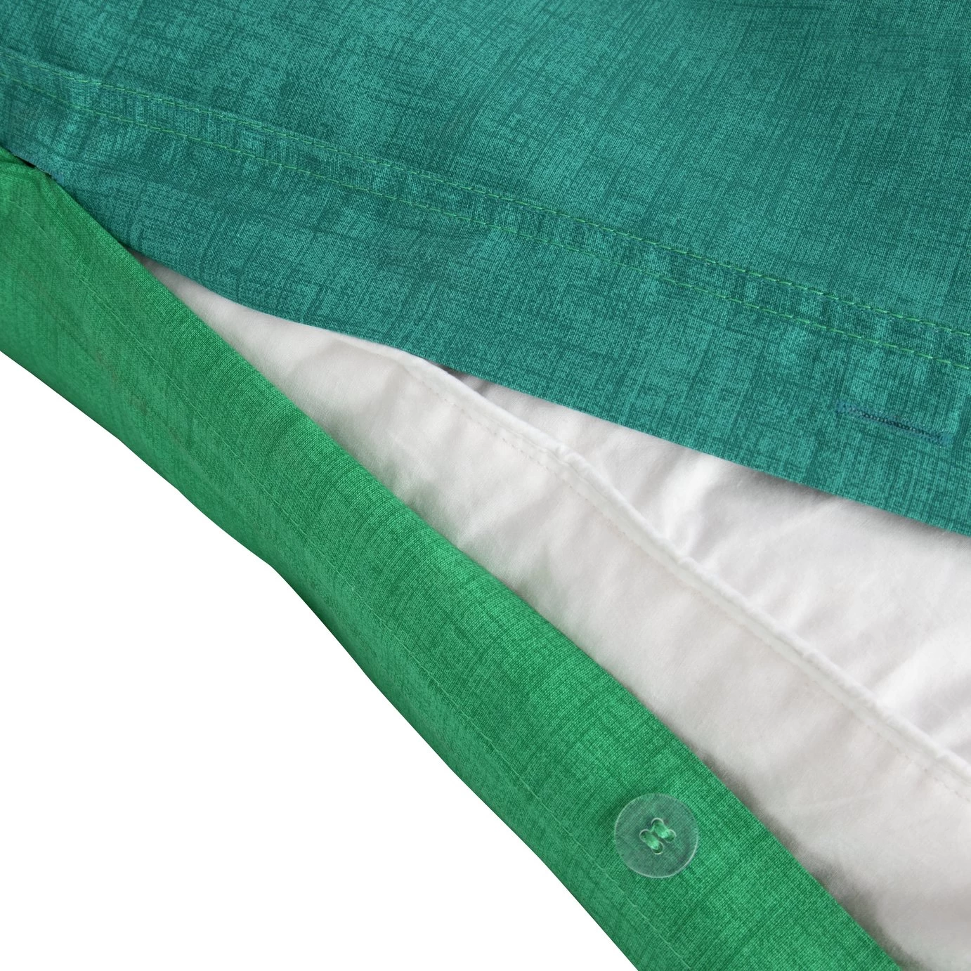 Habitat Emerald Cotton Textured Green Bedding Set - Single - Image 5