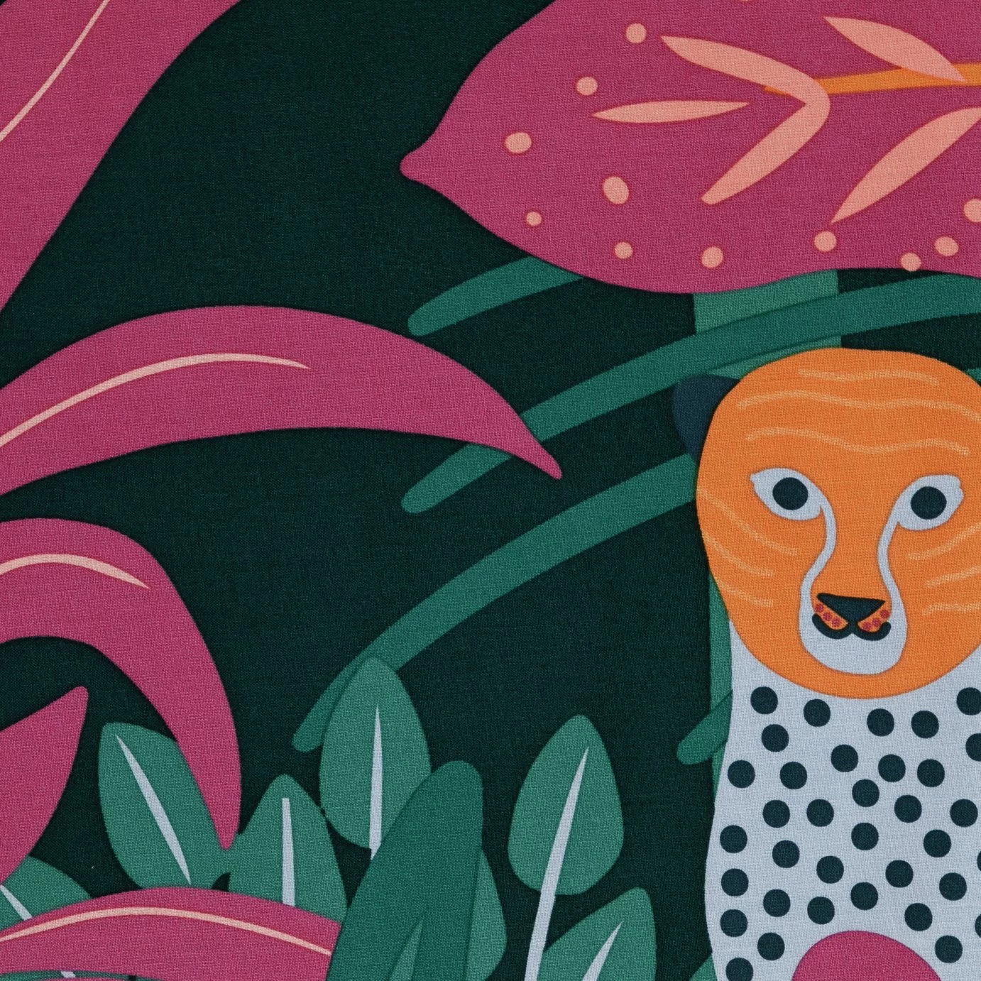 Habitat Kids Cotton Jungle Print Green Bedding Set - Toddler - Image 2