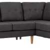 Habitat Joshua Fabric Corner Chaise Sofa - Charcoal