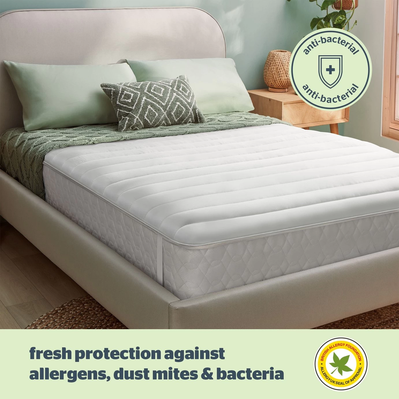 Silentnight Anti-Allergy Mattress Topper - Single - Image 2