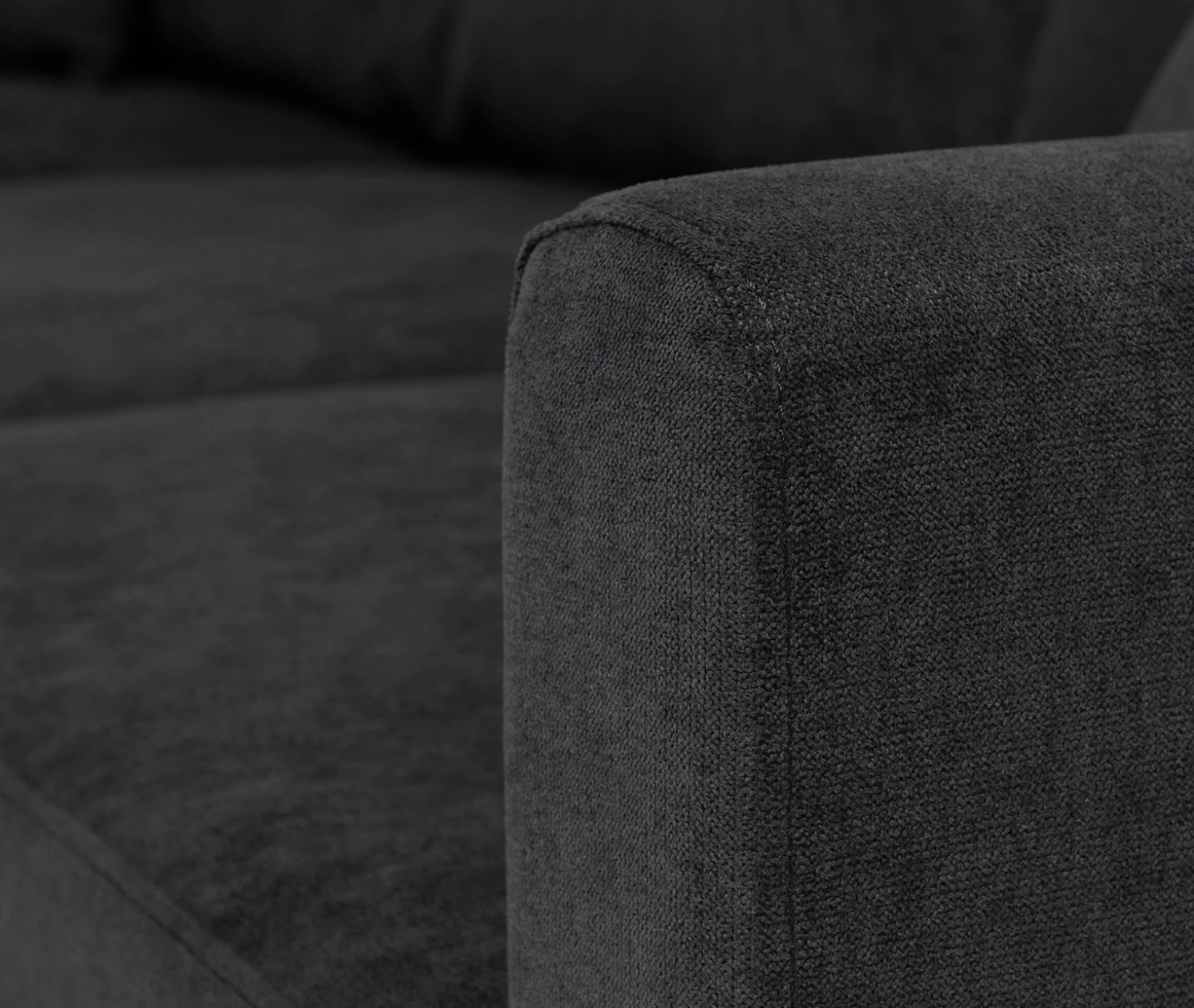 Habitat Reagan Left Corner Chaise Sofa Bed - Charcoal - Image 9