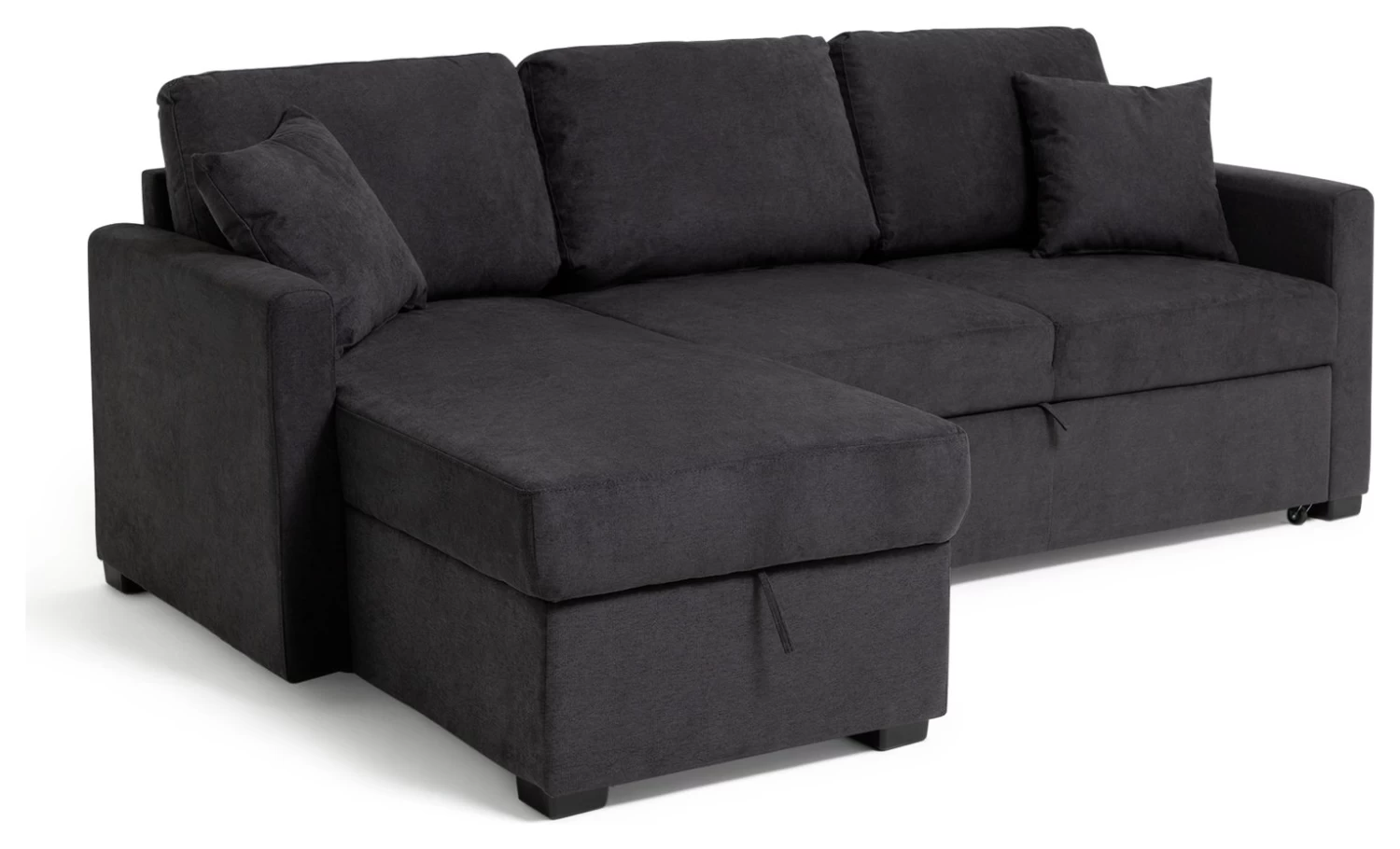 Habitat Reagan Left Corner Chaise Sofa Bed - Charcoal - Image 10