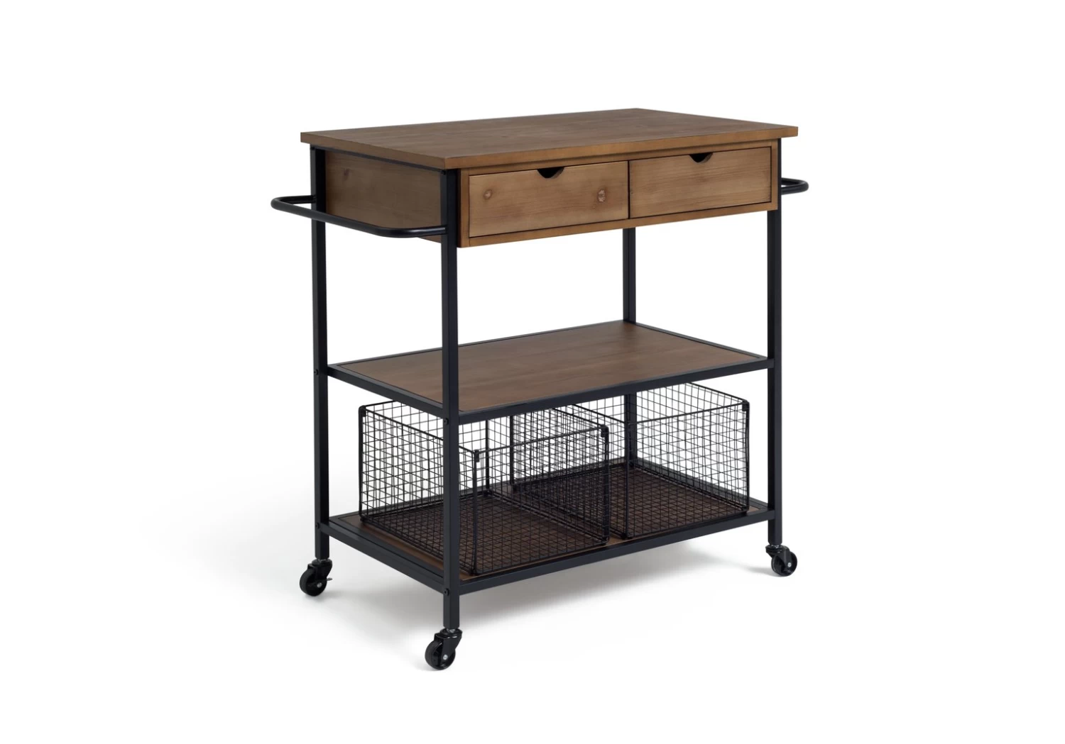 Habitat Metal And Wood Kitchen Trolley