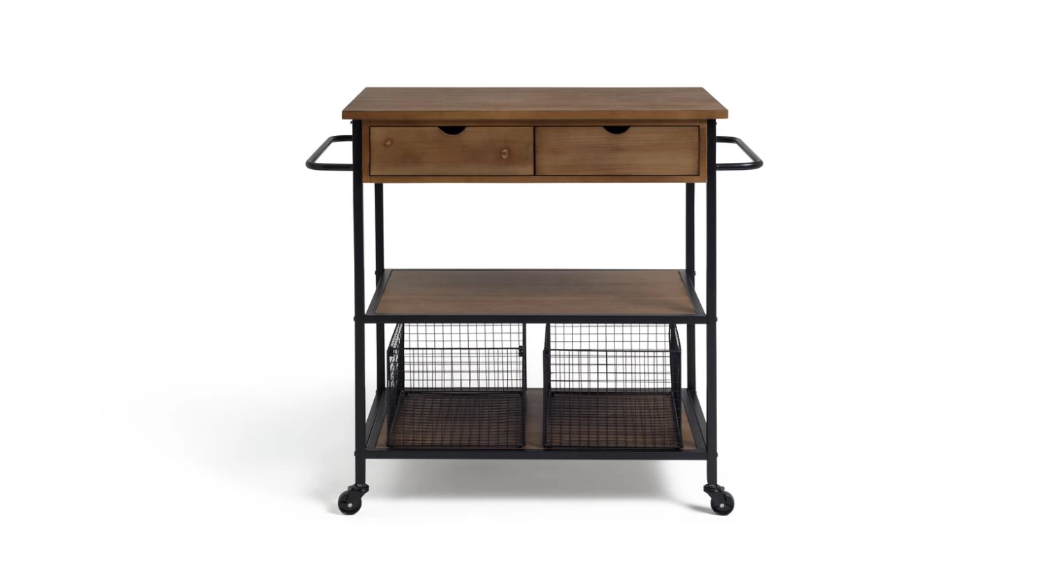 Habitat Metal And Wood Kitchen Trolley - Image 4