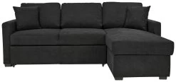 Habitat Reagan Right Corner Chaise Sofa Bed - Charcoal