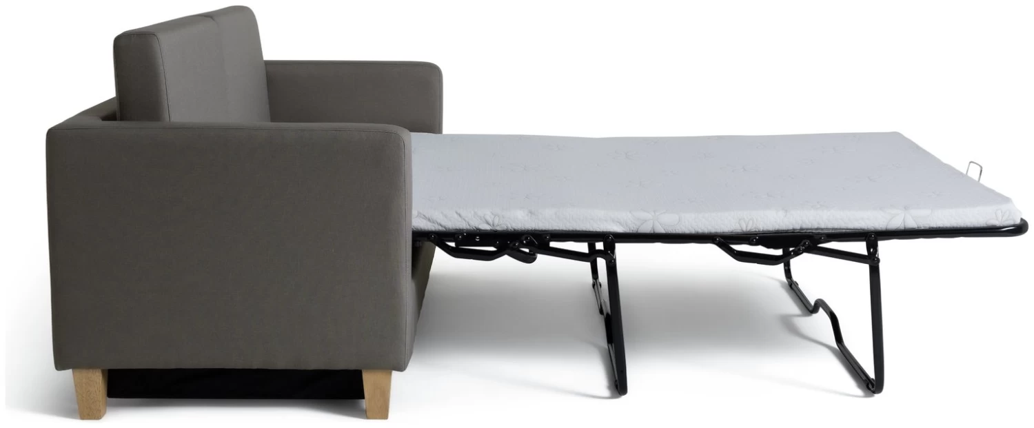 Habitat Rosie 2 Seater Fabric Sofa Bed - Grey - Image 4