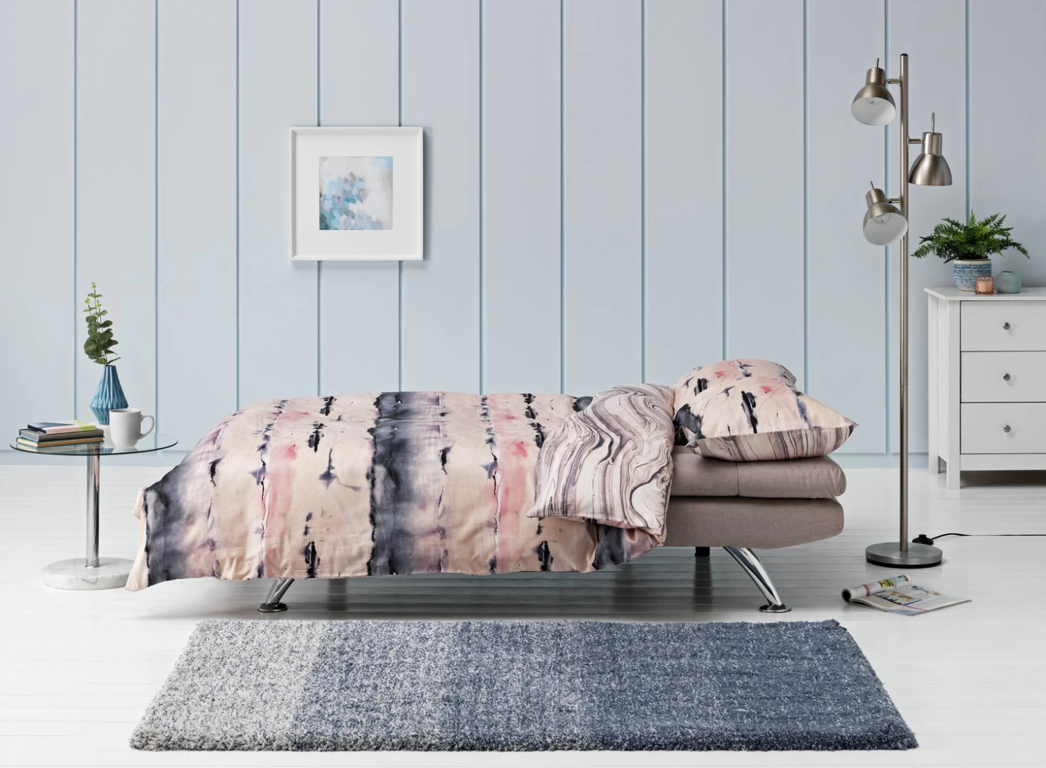 Habitat Nolan Fabric Clic Clac Sofa Bed - Natural - Image 6