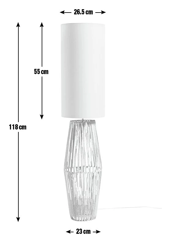 Habitat Global Rope Base Floor Lamp - Natural - Image 2