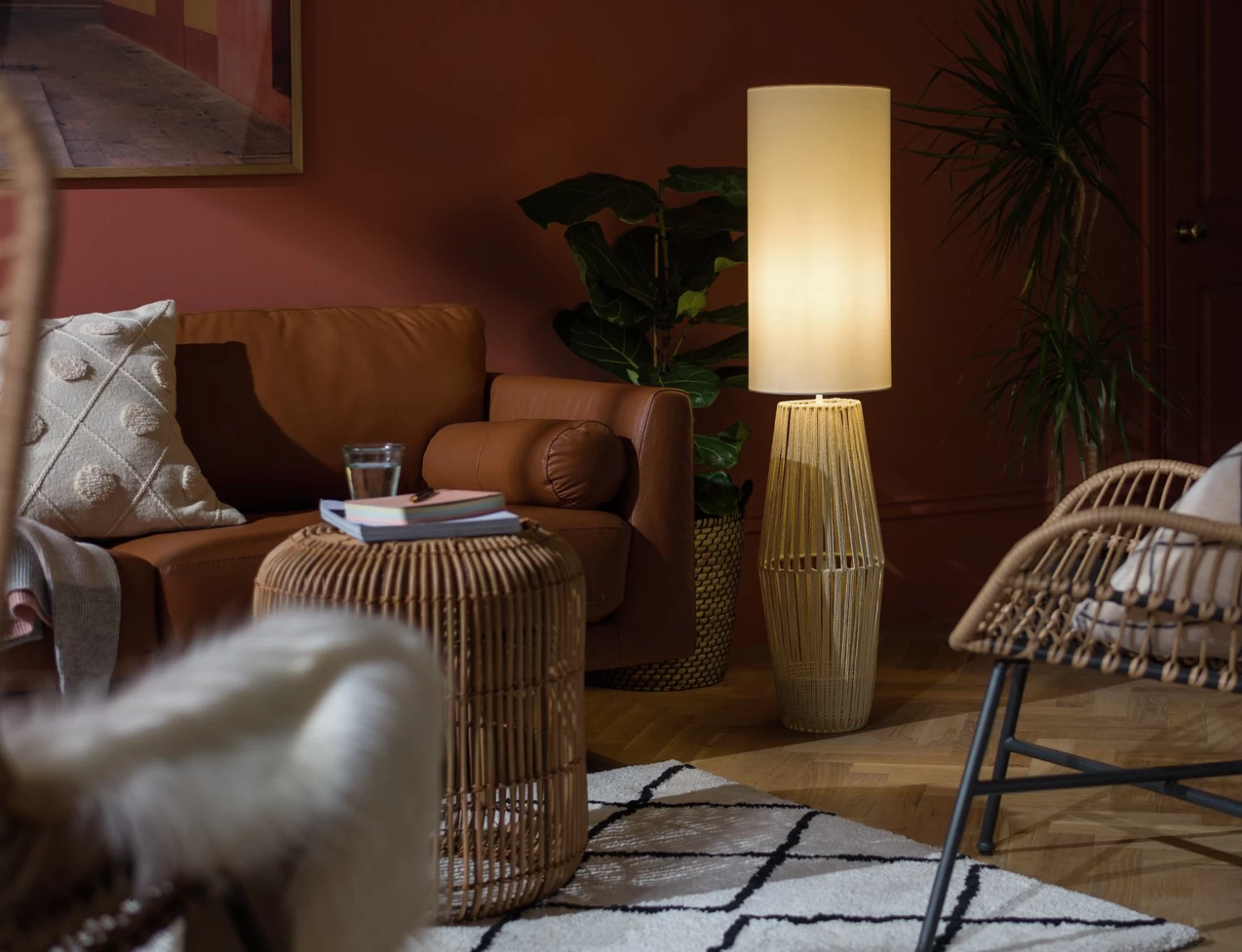 Habitat Global Rope Base Floor Lamp - Natural - Image 9