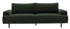 Habitat Julien Fabric 3 Seater Sofa - Dark Green