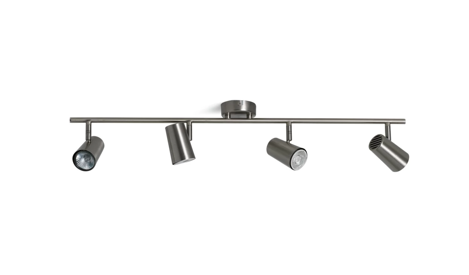 Habitat Brushed Chrome 4 Light Spotlight Bar