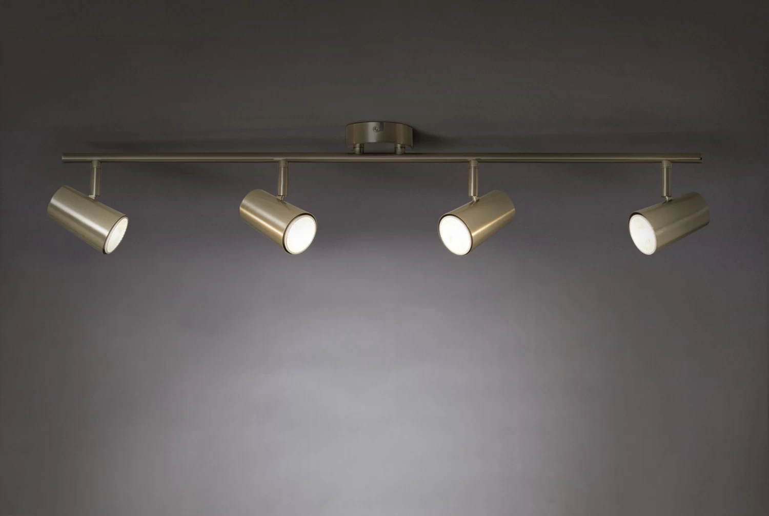 Habitat Brushed Chrome 4 Light Spotlight Bar - Image 3