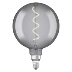 Osram 12W ES LED G200 Vintage Smoke Light Bulb