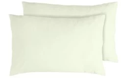 Habitat Egyptian Cotton Standard Pillowcase Pair - Cream