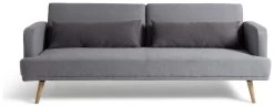 Habitat Andy 3 Seater Fabric Clic Clac Sofa Bed - Grey