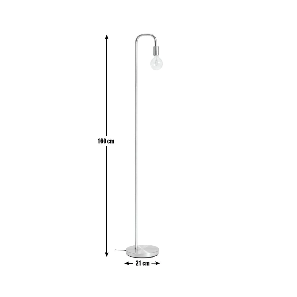 Habitat Rayner Floor Lamp - Brass - Image 9