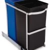 Simplehuman 35 Litre Recycle Bin In Cabinet - Multicoloured
