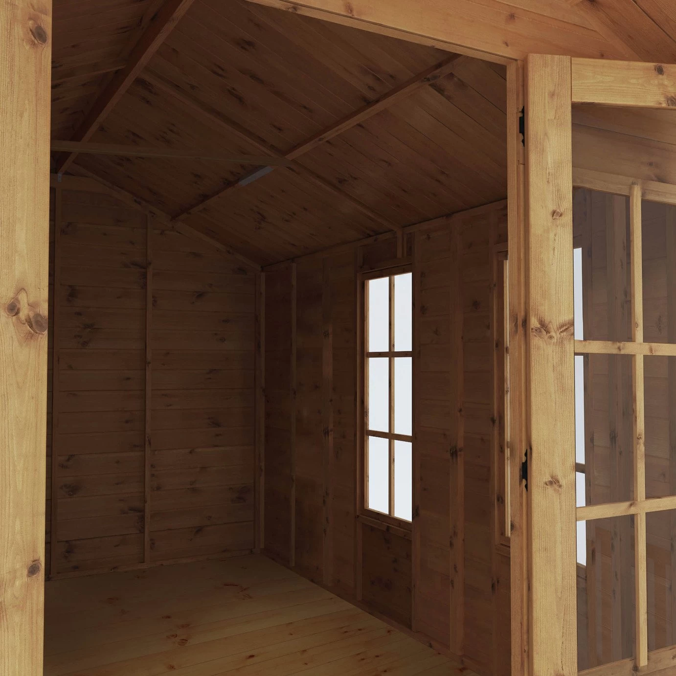 Mercia Wooden 12 X 8ft Premium Wessex Summerhouse - Image 8