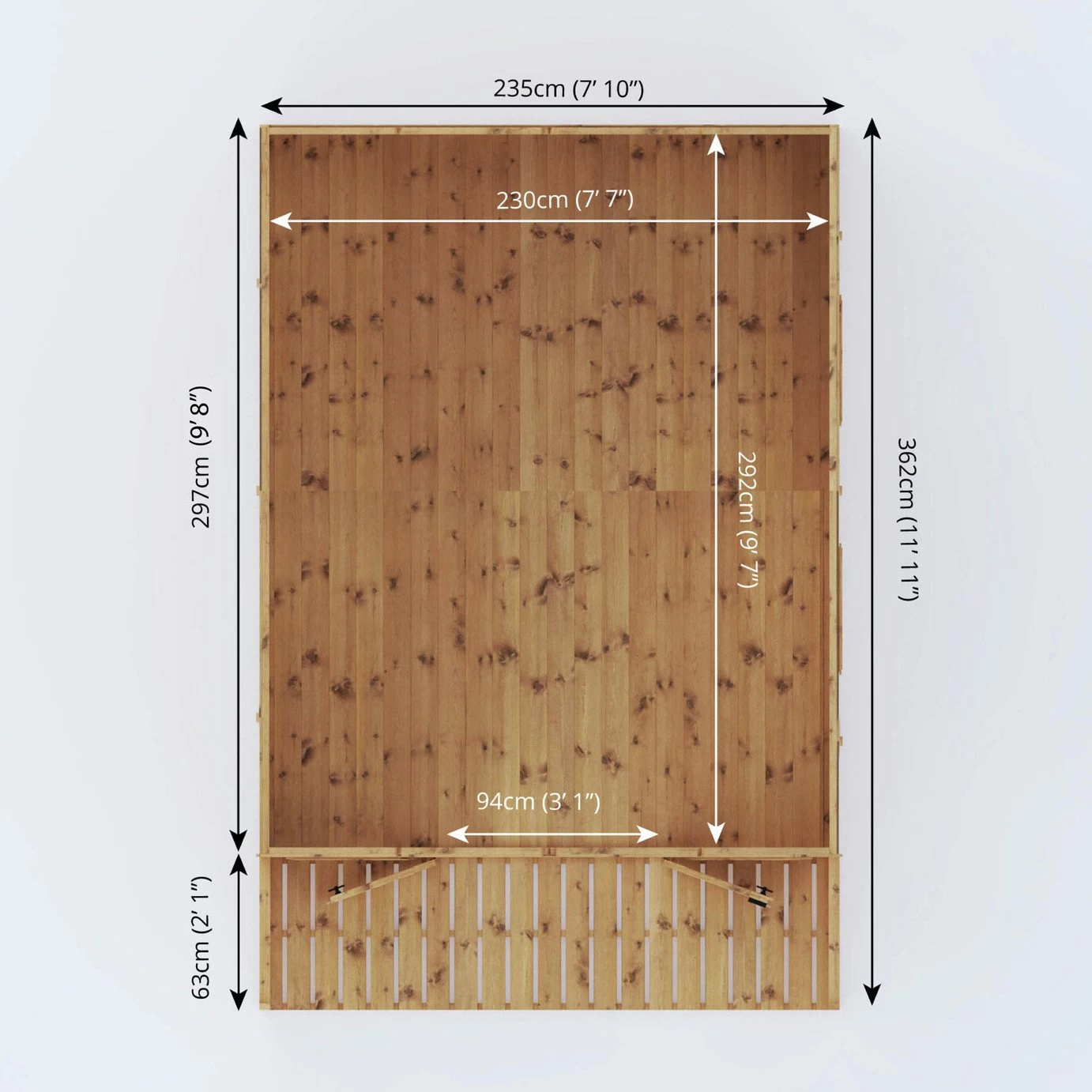 Mercia Wooden 12 X 8ft Premium Wessex Summerhouse - Image 9