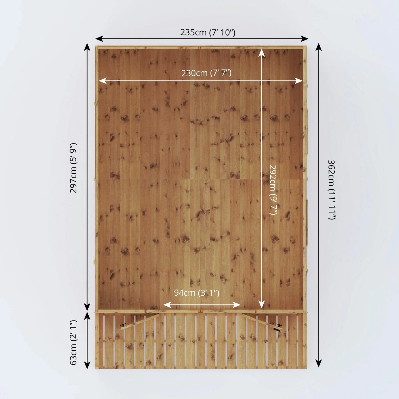 Mercia Wooden 12 X 8ft Premium Wessex Summerhouse - Image 11