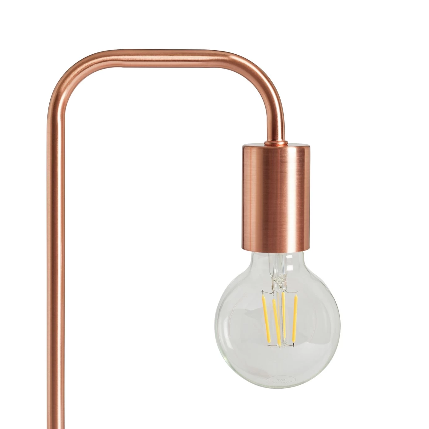 Habitat Rayner Steel LED Desk Lamp - Rose Gold - Image 4