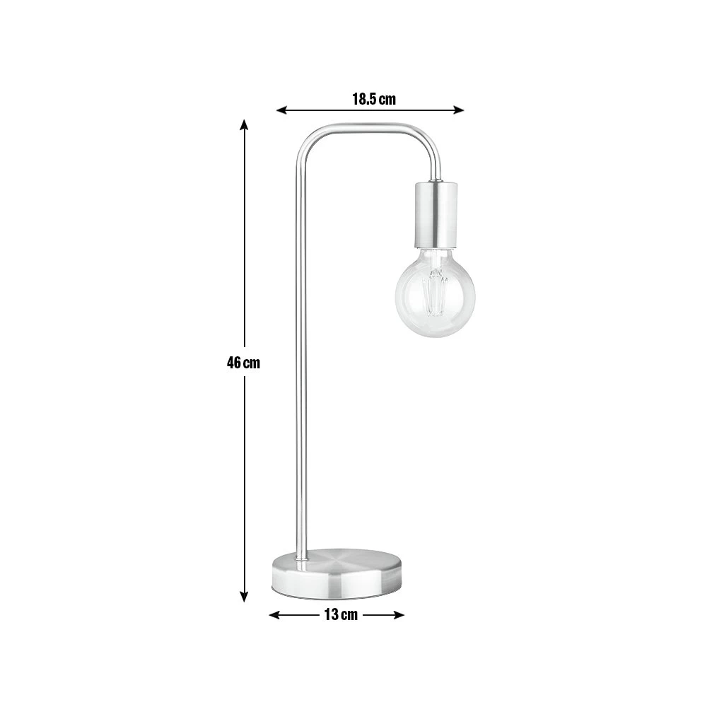 Habitat Rayner Steel LED Desk Lamp - Rose Gold - Image 7