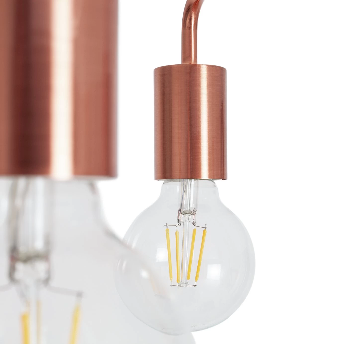 Habitat Rayner Steel LED Flush Ceiling Light - Rosegold - Image 4