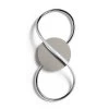Habitat Argos Home Bowdon Metal LED Swirl Wall Light - Metalic