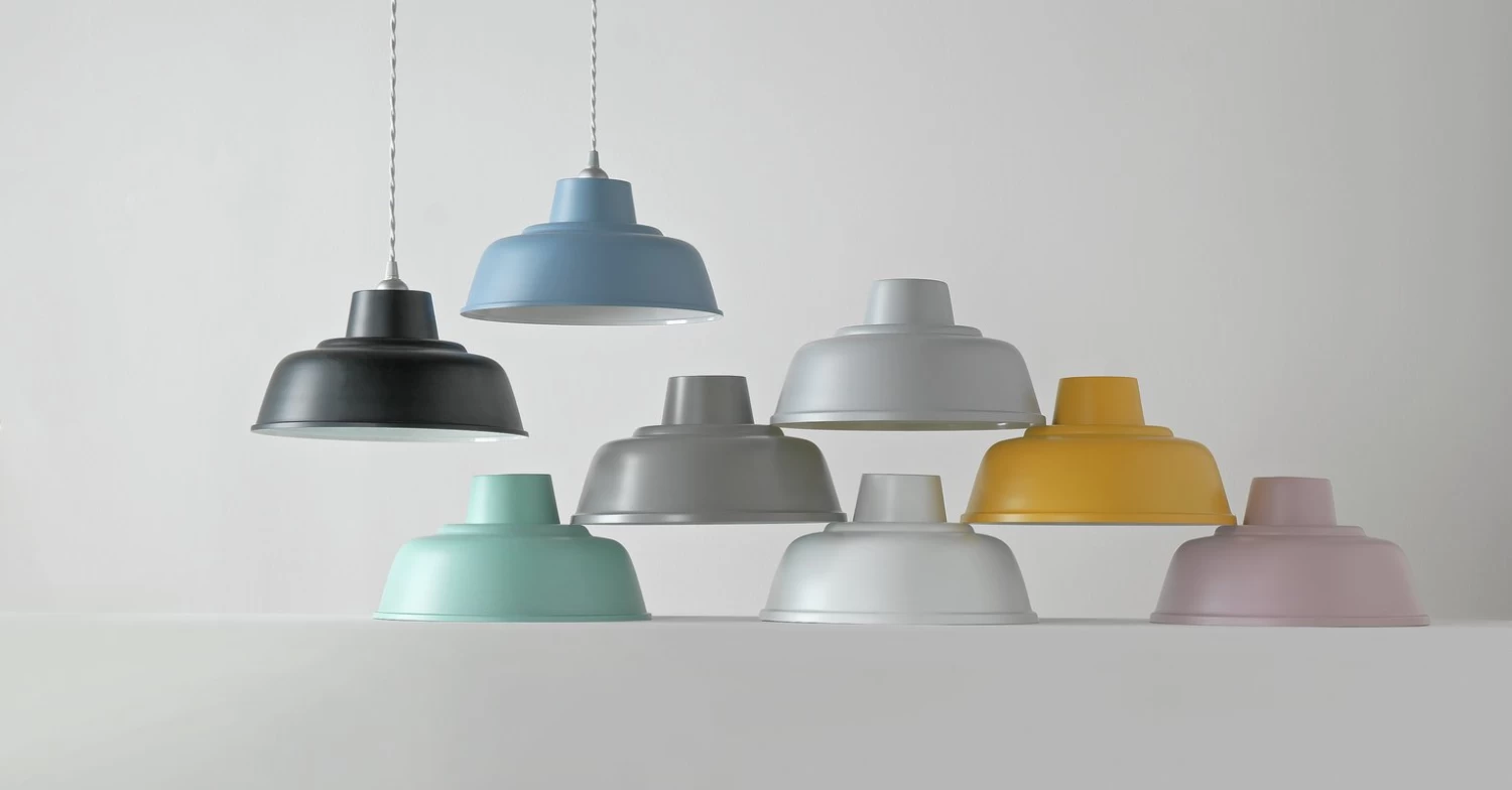Habitat Core Metal Pendant Shade - Flint Grey - Image 5