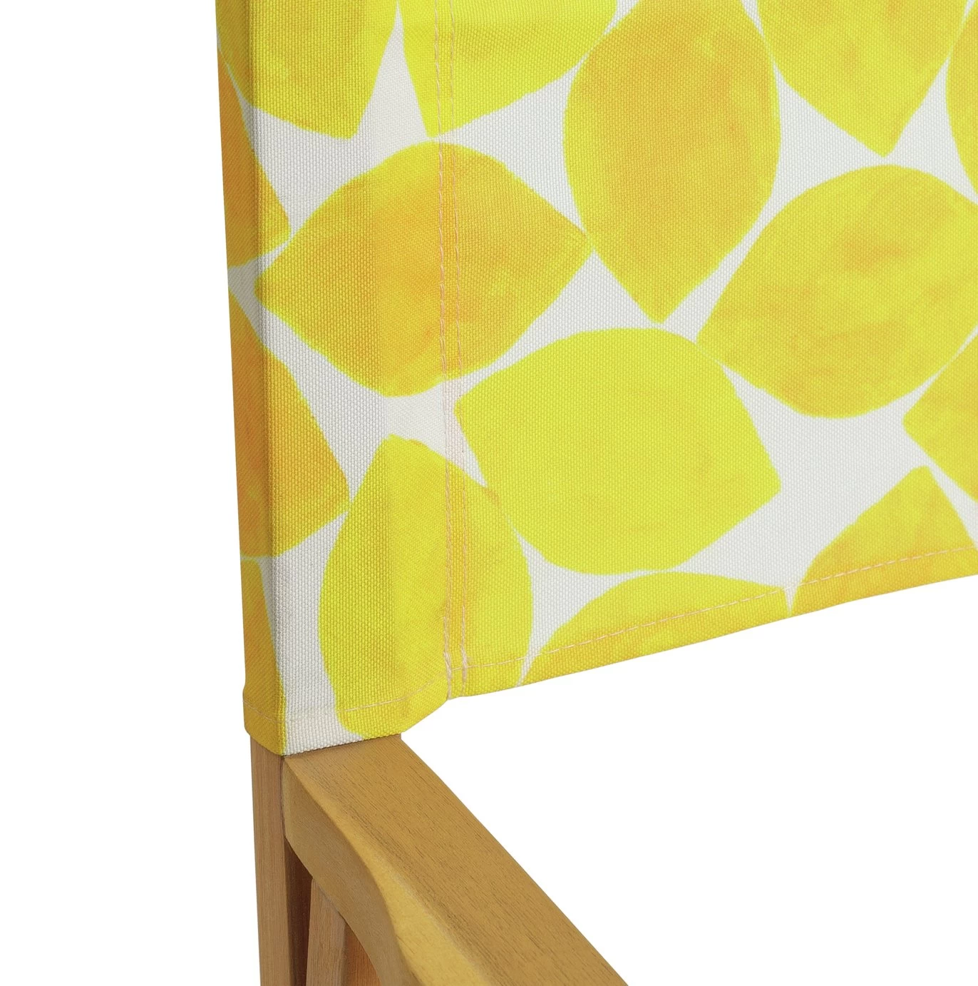 Habitat Folding Wooden Director Chair - Yellow - Image 7