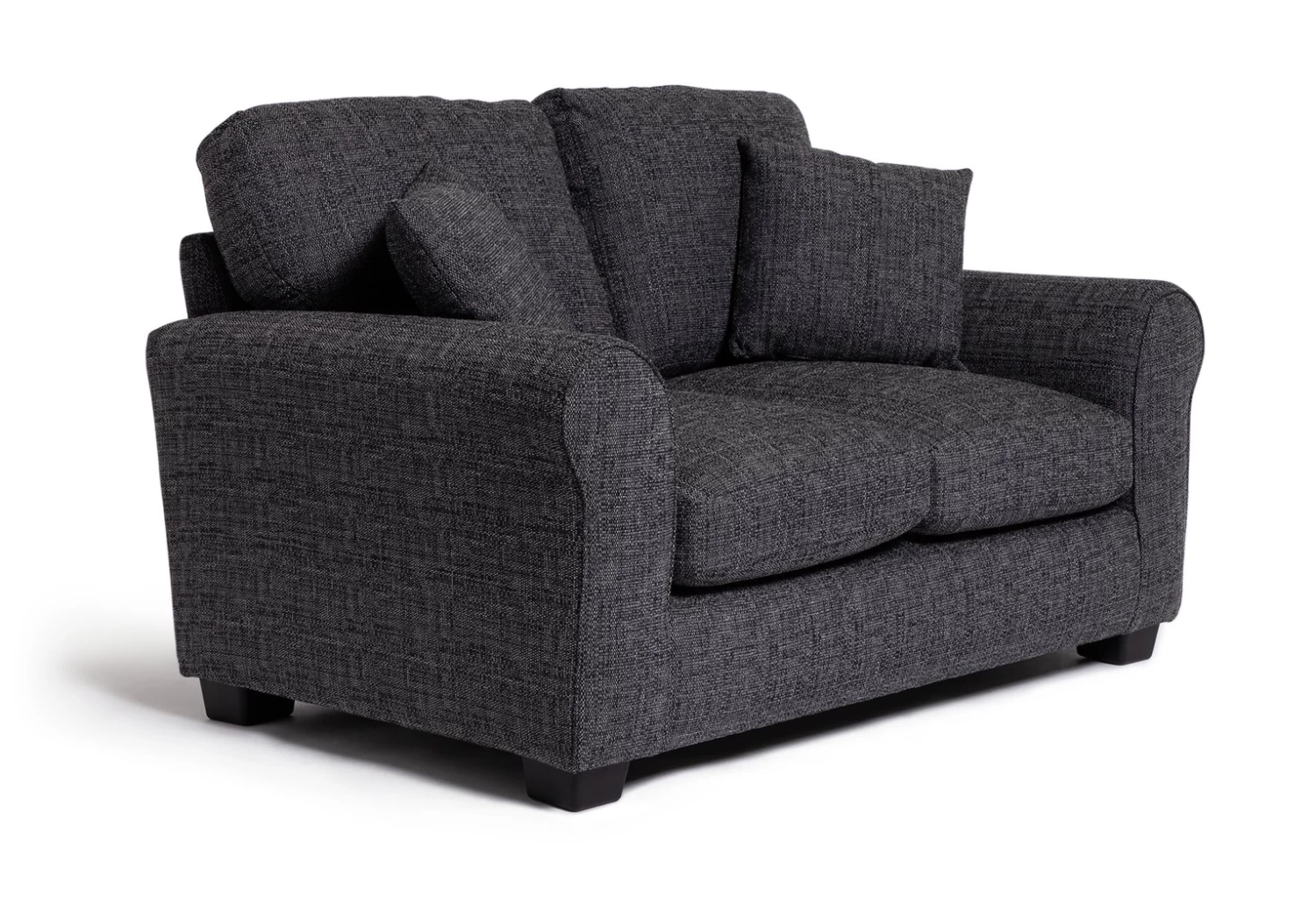 Habitat Lisbon Fabric 2 Seater Sofa - Charcoal - Image 7