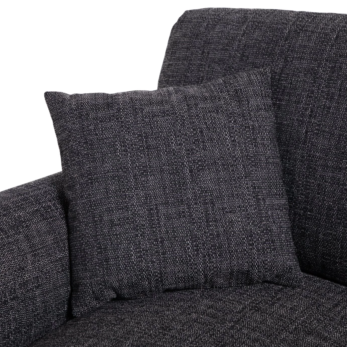 Habitat Lisbon Fabric 2 Seater Sofa - Charcoal - Image 9