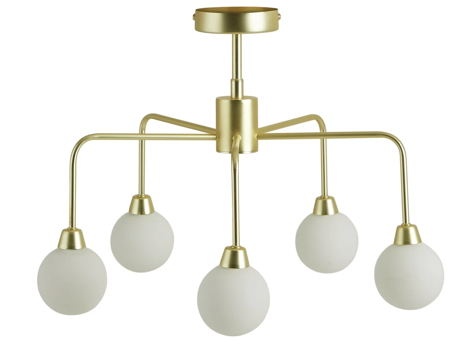 Habitat Boyd Flush Ceiling Light - Brass - Image 4