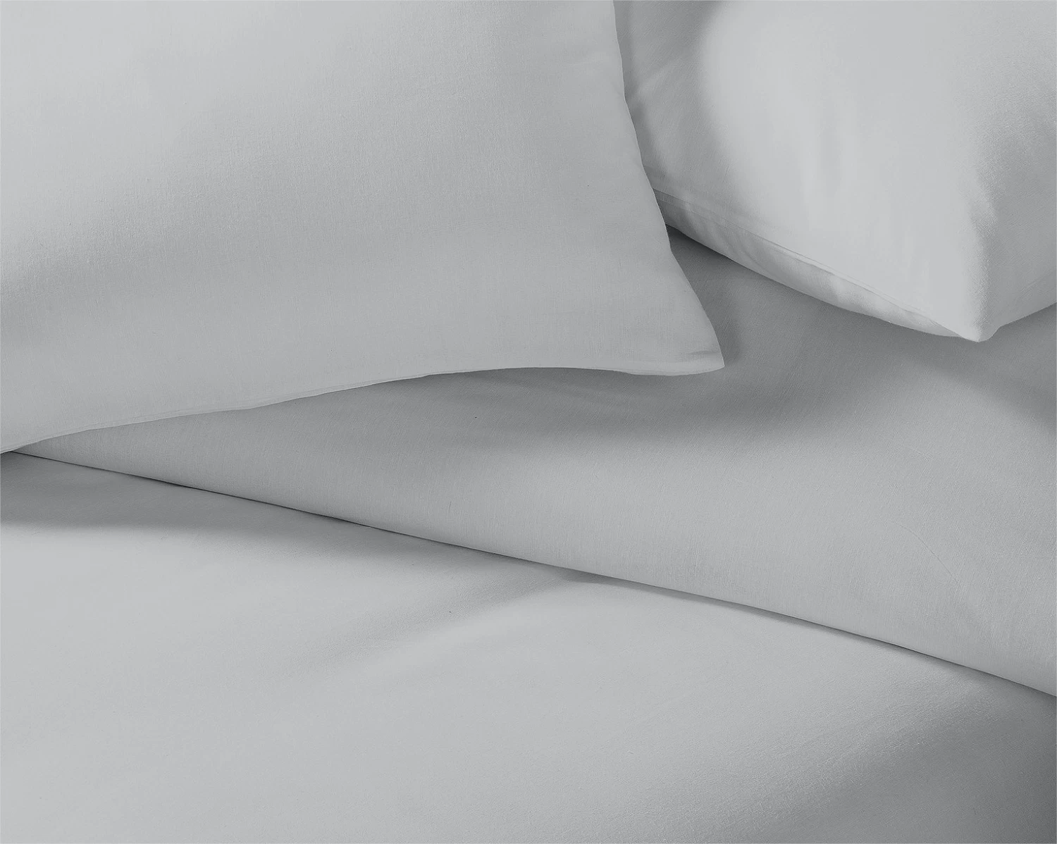 Habitat Cotton Anti Microbial Dove Grey Bedding Set-Kingsize - Image 2