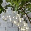 Garden By Sainsbury's Set Of 6 Solar Lightbulb Lanterns