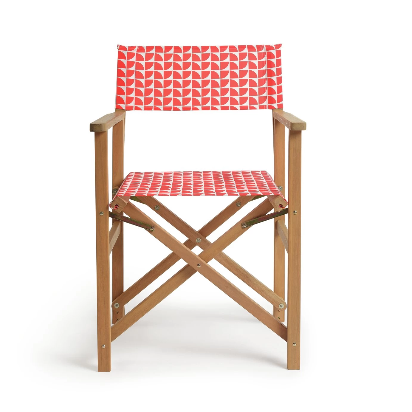 Habitat Folding Wooden Director Chair - White - Image 5