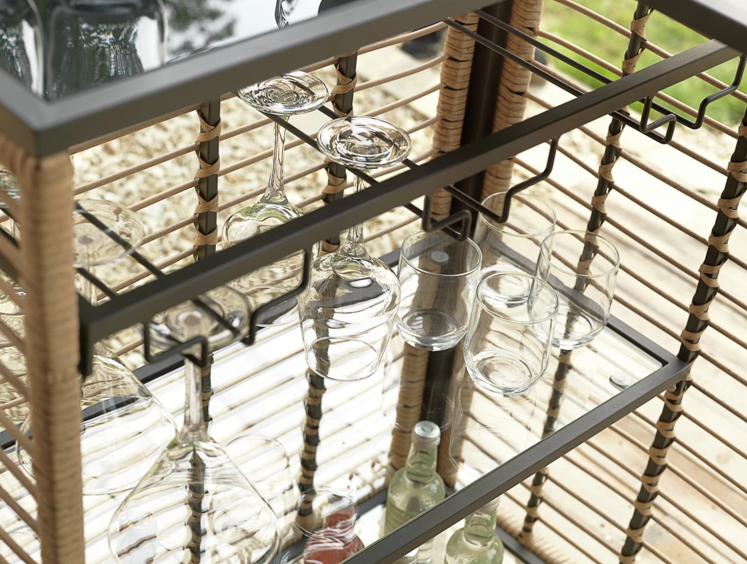 Habitat Beach Bar Gazebo With Stools - Natural - Image 7